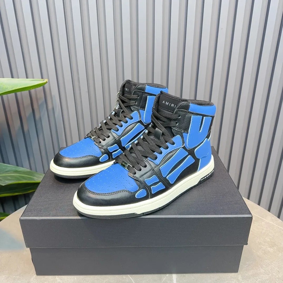 Men's shoes💰620💰 AMIRI AMIRI trendy brand hot sale🔥 Available all year round✅Couples💑 Official website synchronization Imported fabrics 1⃣️ratio 1⃣️Re-engraved, original factory special original sole, 35-45 (38.45. Non-refundable)
